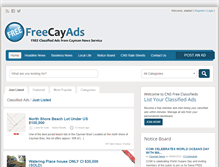 Tablet Screenshot of freecayads.com